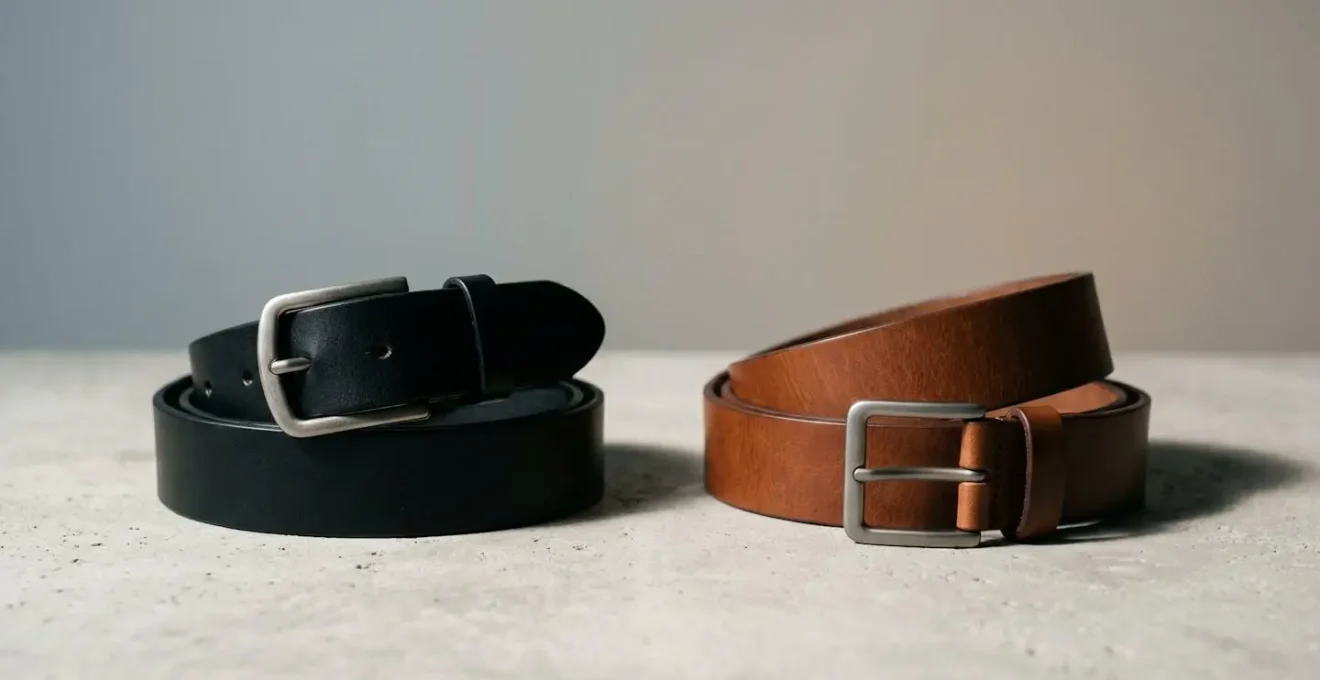 Composition symbolique représentant le choix stratégique entre ceinture noire et marron